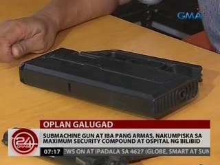 Machine gun at iba pang armas, nakumpiska sa Maximum Security Compound at ospital ng Bilibid