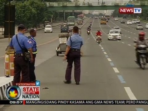 SONA: Expanded no window hours sa number coding scheme, sinimulang ipatupad ngayong araw
