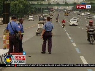 SONA: Expanded no window hours sa number coding scheme, sinimulang ipatupad ngayong araw