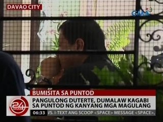 24 Oras: Pres. Duterte, wala raw sama ng loob sa pumupuna sa kanyang si FVR
