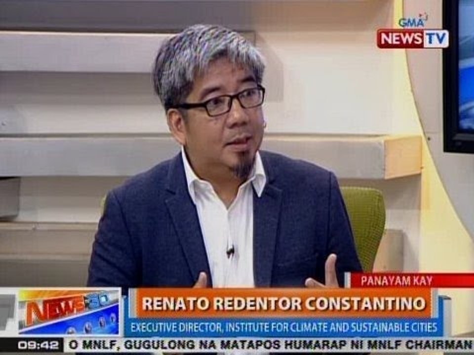 Panayam kay Renato Redentor Constatino, exec. dir., Institute for Climate and Sustainable Cities