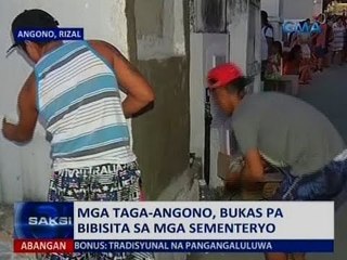 Saksi: Mga taga-Angono, bukas pa bibisita sa mga sementeryo