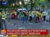 UB: Paglilinis sa mga naiwang kalat ng mga pumunta sa Manila North Cemetery, sinisimulan na