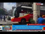 Pampasaherong bus, bumalagbag sa EDSA-Ortigas