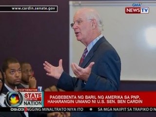 SONA: Pagbebenta ng  baril ng Amerika sa PNP, haharangin umano ng isang U.S. senator