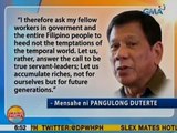 UB: Pres. Duterte, nakikiisa sa sambayanang Pilipino sa paggunita ng mga namayapa ngayong Undas