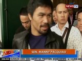 NTG: Sen. Manny Pacquiao, ginugol ang araw ng Linggo para sa pamilya at sa Diyos