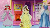 Disney Princess Belle Magnet Dress Up Doll with Cinderella and Little Mermaid Ariel Magnet Dolls