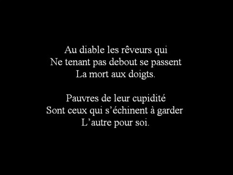 Damien Saez on meurt de toi