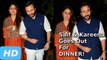 Kareena Kapoor And Saif Ali Khan's First Dinner Date Post Delivery