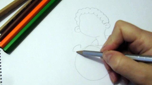 Как нарисовать рождественский рисунок. Рождество для детей How to draw a Christmas picture Christmas