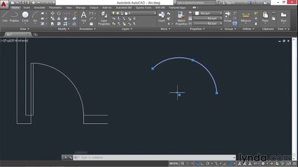 20 Arcs (AutoCAD 2016 Essential Training)