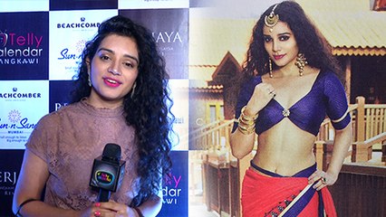 Sukirti Kandpal BEAUTIFUL SAREE Look  Telly Calendar Launch Party