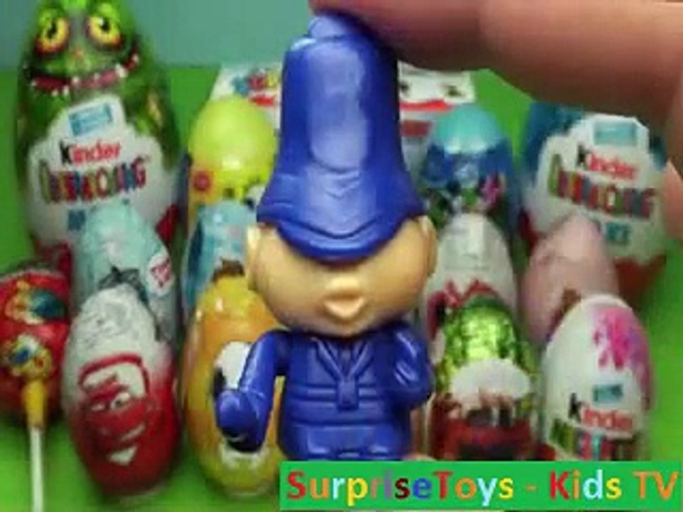 20 Surprise Eggs Kinder Surprise MAXI Mickey Mouse Cars 2 Minnie Mouse Spongebob new
