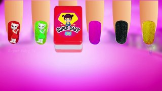Colors for Children to Learn with  Nail Art - Colours for Kids - Learning Videos
