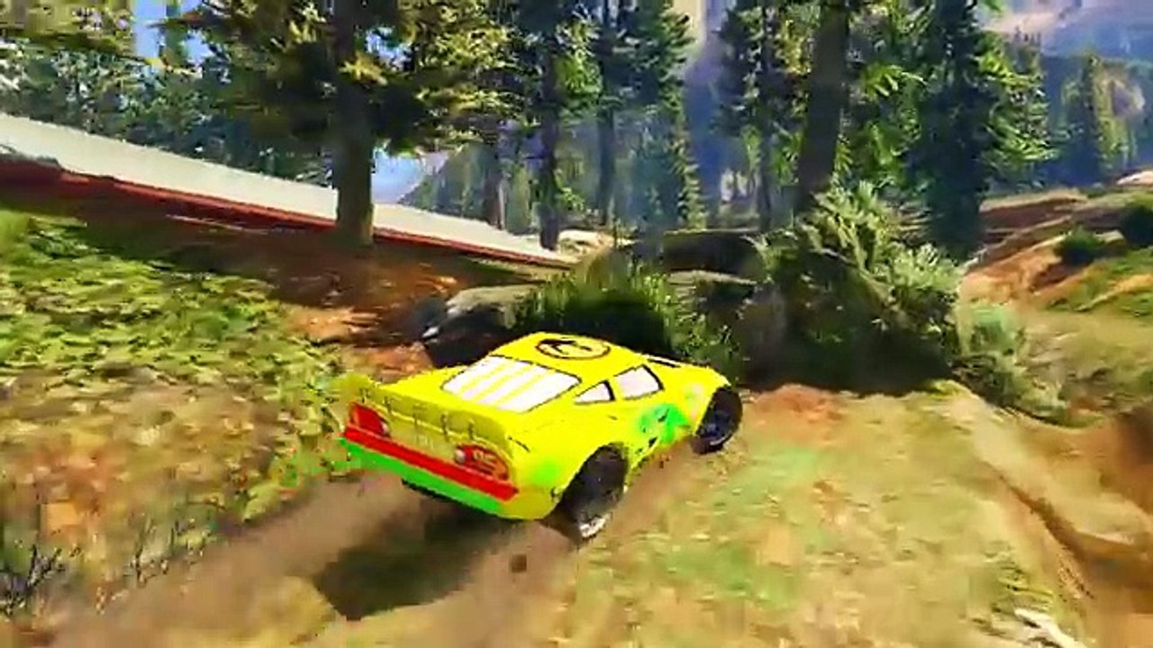 Lightning McQueen Cars F1 Spiderman Cartoon Video for Children & Kids SUPERHERO Nursery Rhymes Songs