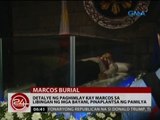 24 Oras: Detalye ng paghimlay kay Marcos sa Libingan ng mga Bayani, pinaplantsa ng pamilya