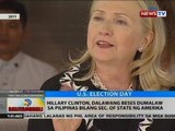 Hillary Clinton, dalawang beses dumalaw sa Pilipinas bilang sec. of state ng Amerika