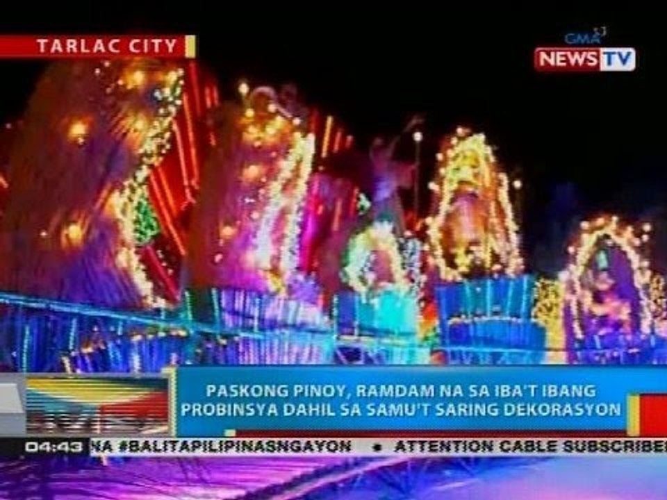 Paskong Pinoy, ramdam na sa iba't ibang probinsya dahil sa samu't saring dekorasyon