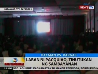 BT: Laban ni Pacquiao, tinutukan ng sambayanan