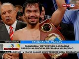 BT: Crawford at Mayweather, ilan sa mga napipisil na sunod na makalaban ni Pacquiao