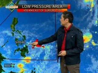 24 Oras: LPA, kumikilos papalabas ng PAR dahil sa high pressure area