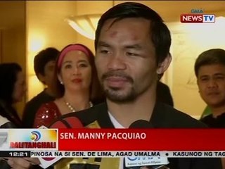 BT: Manny Pacquiao, nagpapahinga matapos tahiin ang sugat na natamo sa laban