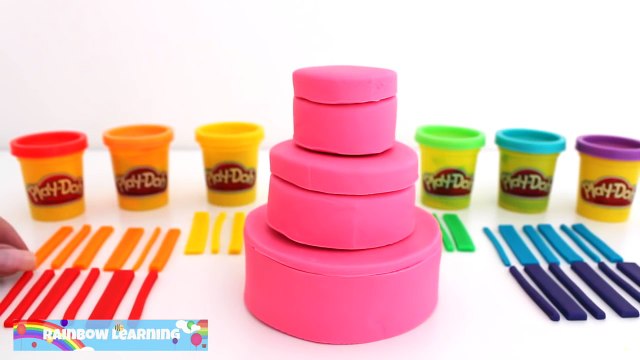 Play-Doh How to Make a Rainbow Color Book _ Play Dough Art _ Fun Creative For Kids _ RainbowLearning