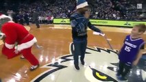 World's most brutal mascot ruins kid's Christmas by giving him PlayStation then taking it away-Z87QtWYutIs