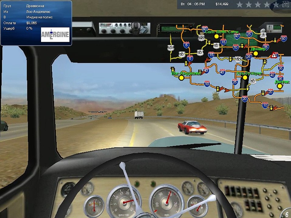 Прохождение игры 18 стальных колес по дорогам америки-часть 2