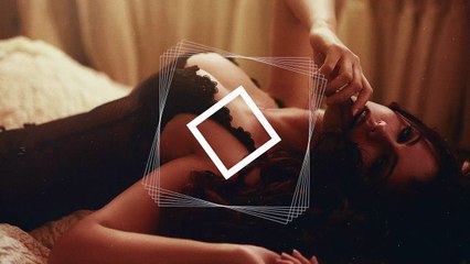 Beautiful girl with deep house music