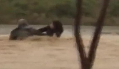 Mersin'de baba kız sel sularına kapıldı