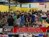 QRT: Mahigit 1,000 pamilyang nasunugan, nagsisiksikan sa isa sa mga evacuation center