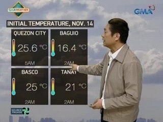 UH: Weather update as of 5:14 a.m. (Nov. 14, 2016)