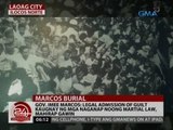 Gov. Marcos: Legal admission of kaugnay ng mga naganap noong martial law, mahirap gawin