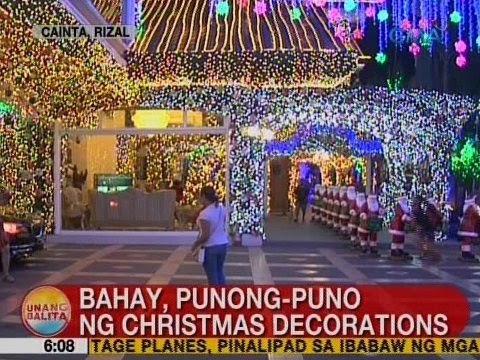 UB: Bahay sa Cainta, Rizal, punong-puno ng Christmas decorations