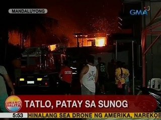 UB: 3, patay sa sunog sa Mandaluyong