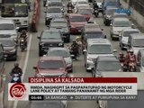 MMDA, naghigpit sa pagpapatupad ng motorcycle lane policy at tamang pananamit ng mga rider