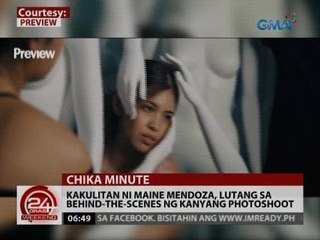 Kakulitan ni Maine Mendoza, lutang sa behind-the-scenes ng kanyang photoshoot