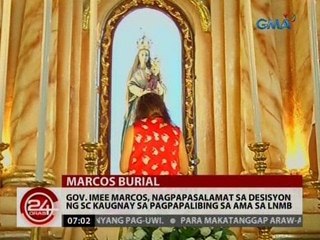 24 Oras: Gov. Imee Marcos, nagpapasalamat sa desisyon ng SC