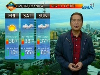 UH: Weather update as of 5:10 a.m. (Nov. 11, 2016)