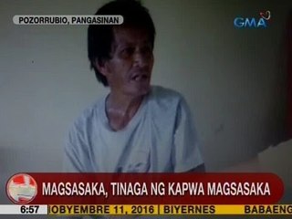 UB: Magsasaka, tinaga ng kapwa magsasaka sa Pangasinan