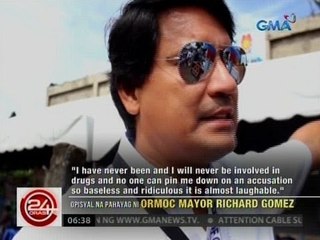 Ormoc City Mayor Richard Gomez, pinangalanan daw noon ni Mayor Espinosa na umano'y drug protector