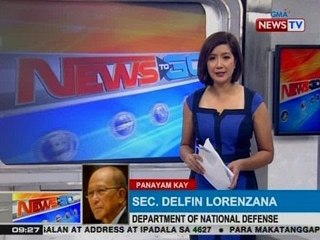 NTG: Panayam kay Department of National Defense Sec. Delfin Lorenzana