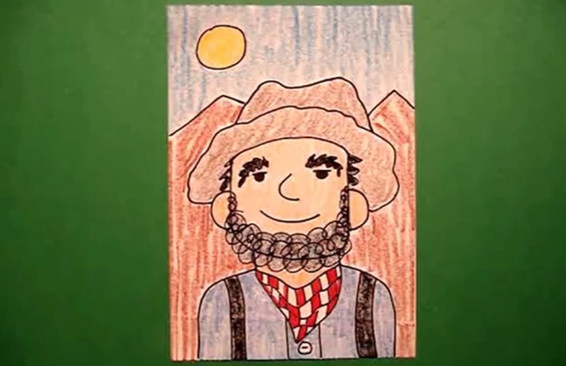 How To Draw a Gold Rush Miner Step By Step
