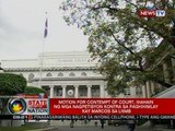 Motion for Contempt of Court, ihahain ng mga nagpetisyon kontra sa paghihimlay kay Marcos sa LNMB
