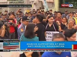 BP: Marcos supporters at mga anti-Marcos, nagkainitan