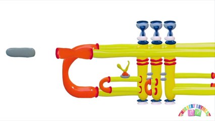 FRENCH HORN   Preschool Learning Videos. Music for Kids