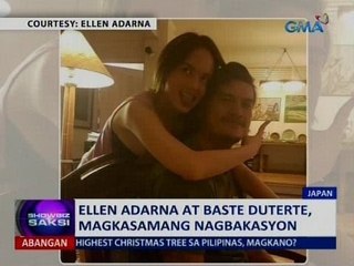 SAKSI: Ellen Adarna at Baste Duterte, magkasamang nagbakasyon