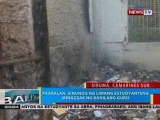 Paaralan, sinunog ng limang estudyanteng ibinagsak ng kanilang guro